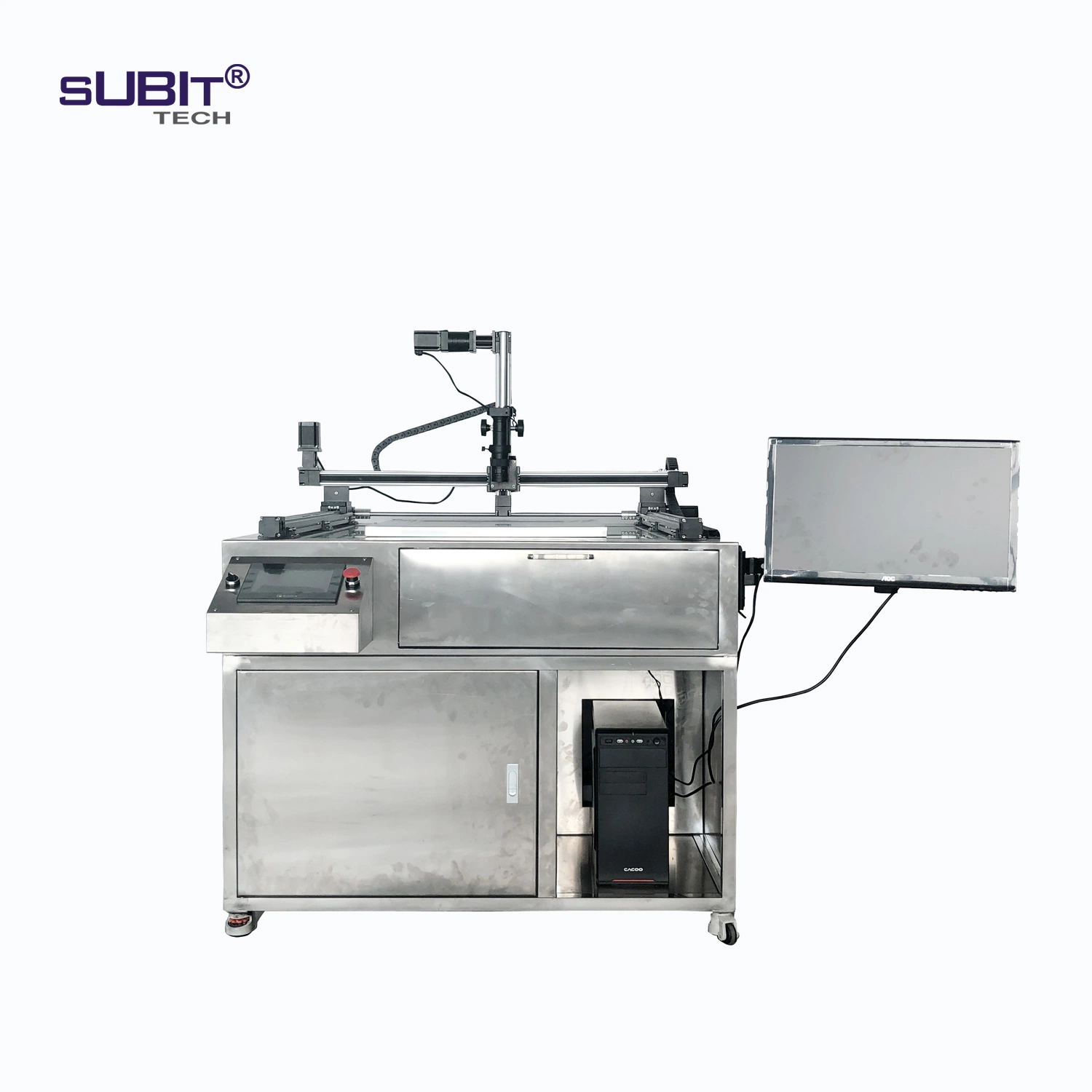 Stahlsieb/Siebdruck/Film Fehler defekt Überprüfung Ausrüstung für Solarzelle/PCB/SMT/Lithium Batttary Drucken