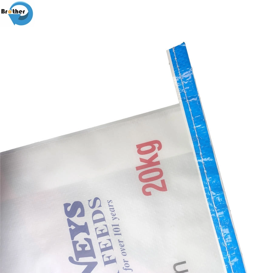 BOPP Laminated 10kg 25kg 50kg PP Woven Plastic Bags for Rice Packaging, BOPP Woven/BOPP Film Laminated PP Woven/BOPP/PP Woven/PP/Plastic/Woven/Rice/Sand Bag