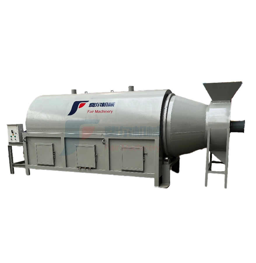 Secador de biomassa de areia de sílica para secador rotativo de poupança de energia eléctrico Máquina de secagem do tambor de aquecimento
