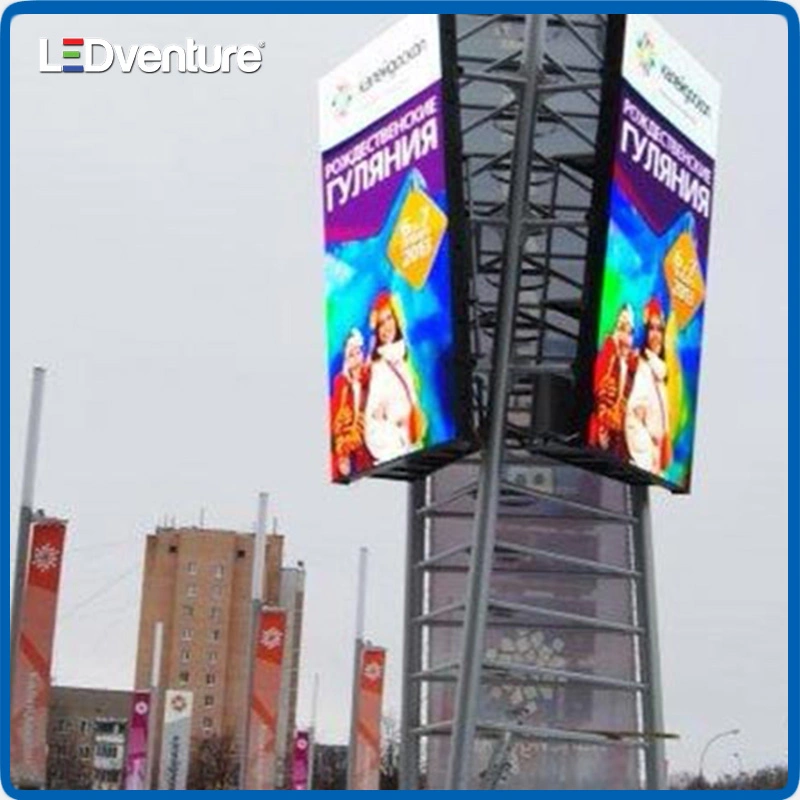 Écran LED haute luminosité de l'écran de plein air avec P4.813.912.976 P P P6.67 P8 P10 P16 P20 mur vidéo des panneaux publicitaires pour les médias La publicité de façade