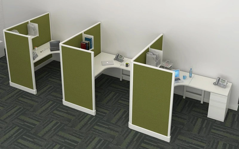 Short Divider Wall Open Office Cubicles Call Center for 4 Person (HY-C1)