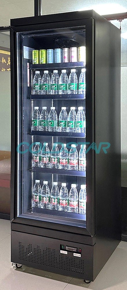 Bottom Mount Freezer Showcase Chiller Bottle Fridge for Supermarket