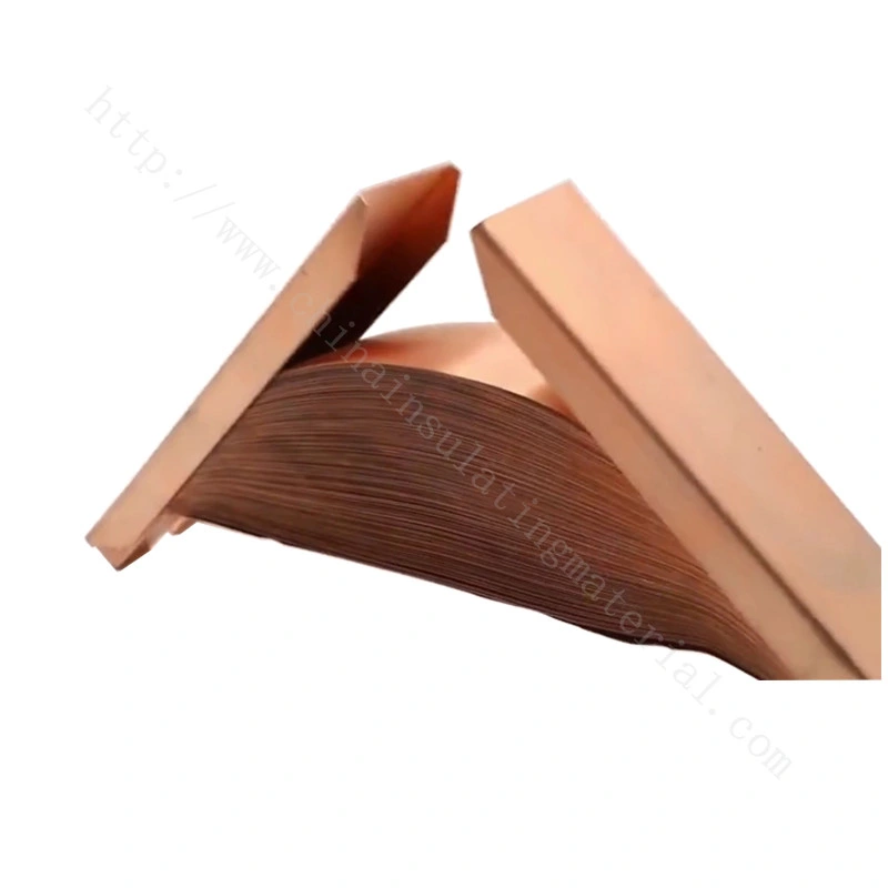 Tubos flexibles de laminado estratificado de cobre flexible de cobre plano barra