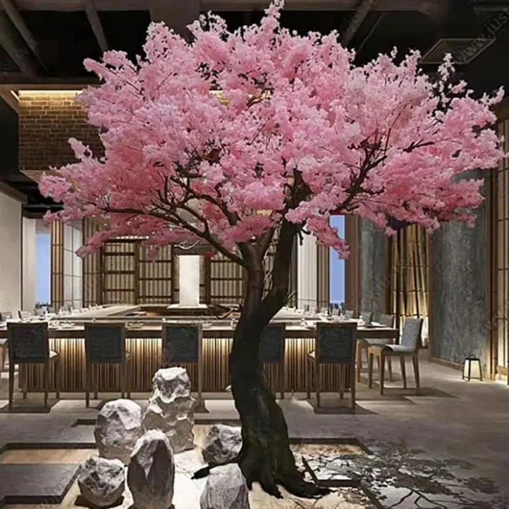 Contact Us for Free Sample Custom 1.5m 3m 4m Simulations Sakura Wedding Decorative Cherry Flower Tree Artificial Cherry Blossom Tree