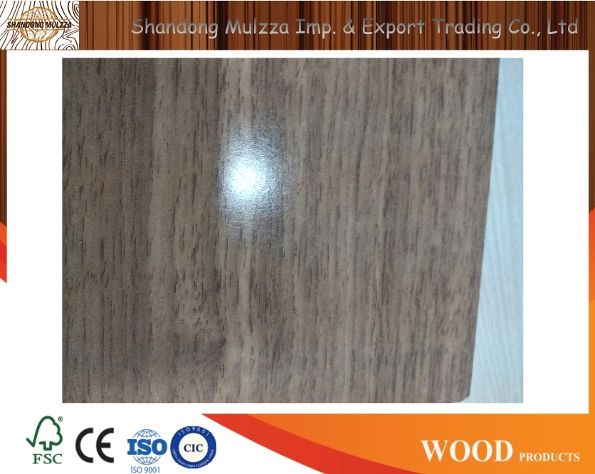 Black Melamine Laminated MDF Board Sheet Wood Price