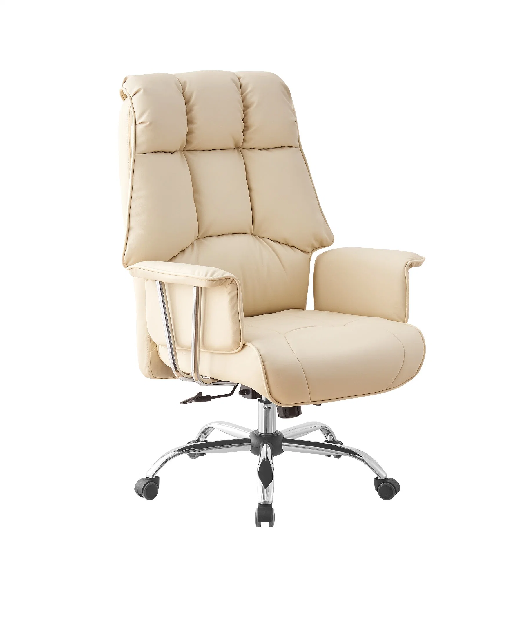 Thickened Leather Office Chair with Massage Function and Comfortable Leather