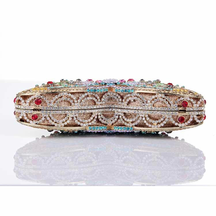 Colourful Butterfly Crystal Animal Shape Clutch Evening Bags