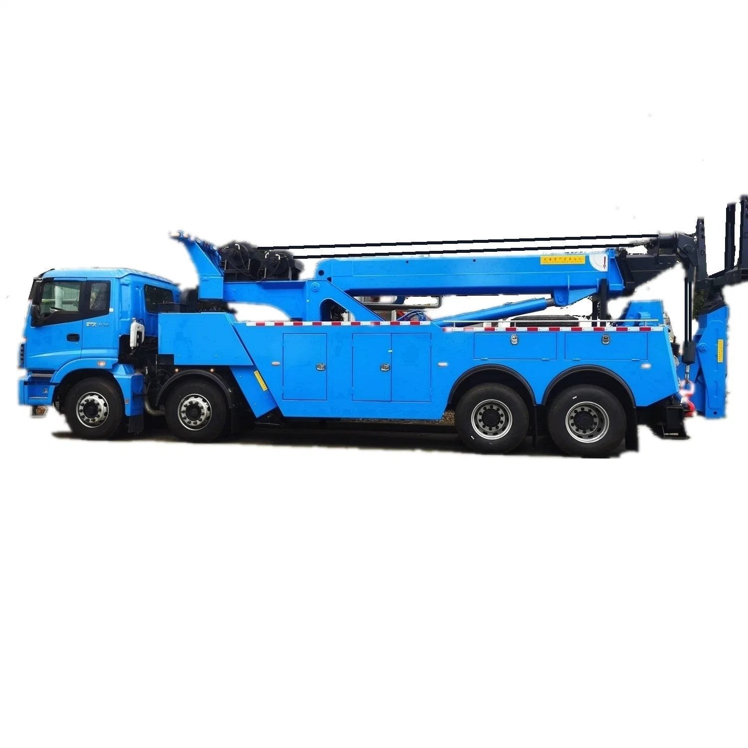 Foton 50t-60t Tow Wrekcer Heavy Duty Rotator Recovery Truck 8X4 Etx3134 Auman 12 Wheelers