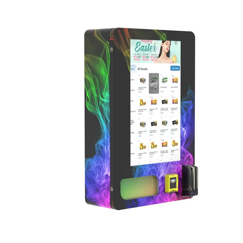 Zhongda Vertical 32 Inches Digital Touch Screen Mini Small Items Wall-Mounted Vending Machine