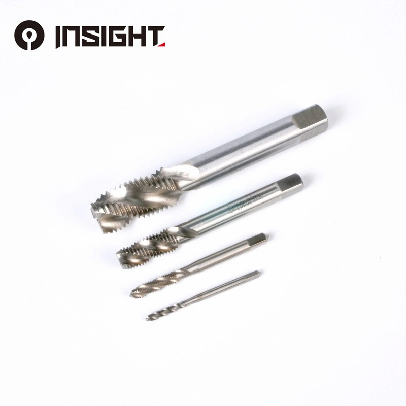 Ferramenta de corte Nano de macho para corte CNC Flute espiral sólido HSS Toque em Definir