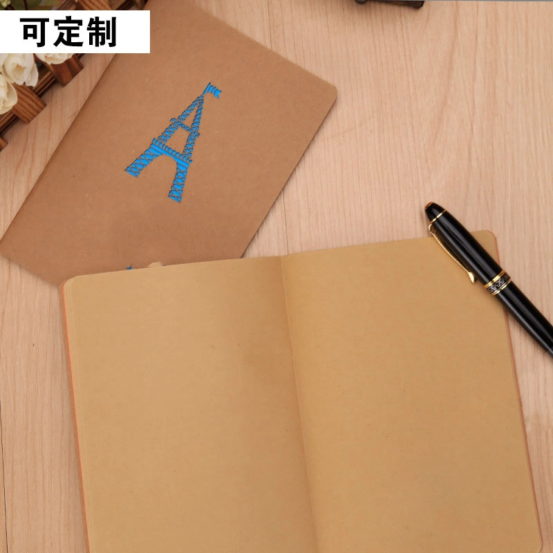 Special Design School Stationery Notebook Cute Kraft Paper Notepad for Gift