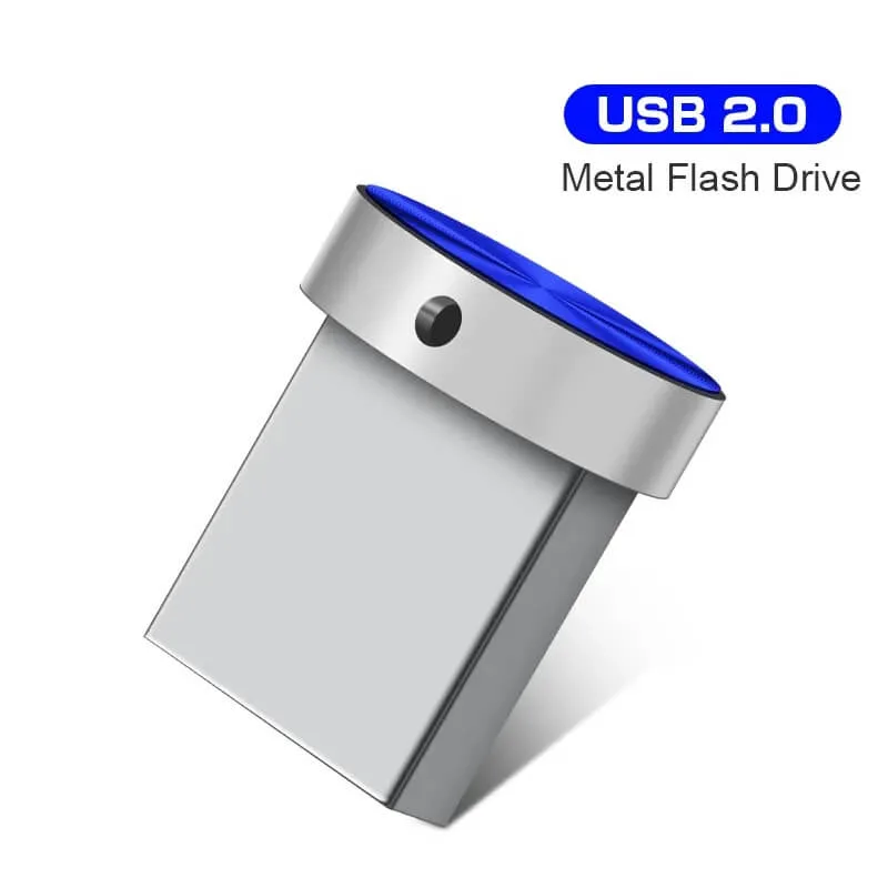 غطاء لولبي، محرك أقراص USB محمول صغير، USB محمول سعة 2.0 4 جيجابايت إلى 128 جيجابايت للتخزين