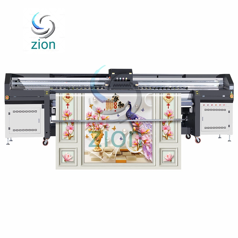3.2m Flex Banner PP Lamination UV Printer Advertising Company Board Machinery Impresora Plana Large Wall Paper Canvas UV Printer Printing Machine