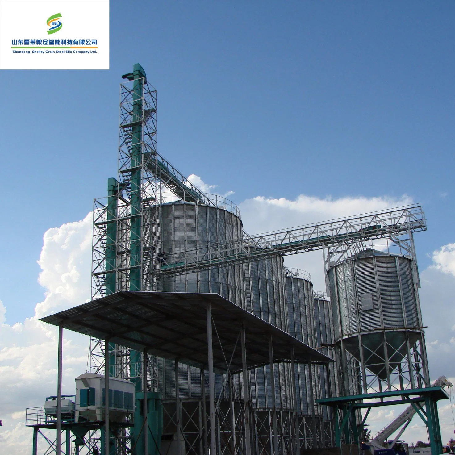 60tgalvanized Steel Silo for Animal Food with Cone Bottom