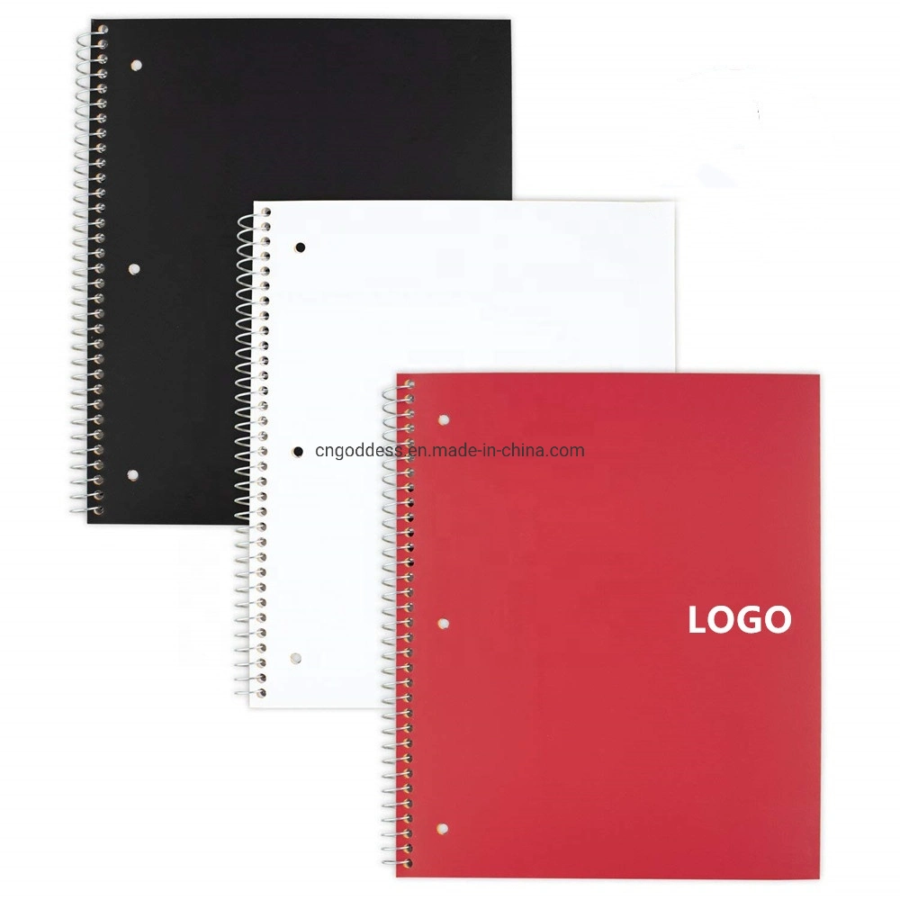 Novo Dom barata capa dura a5 Notebook personalizável Papelaria espiral de papel Kraft com Logotipo do notebook