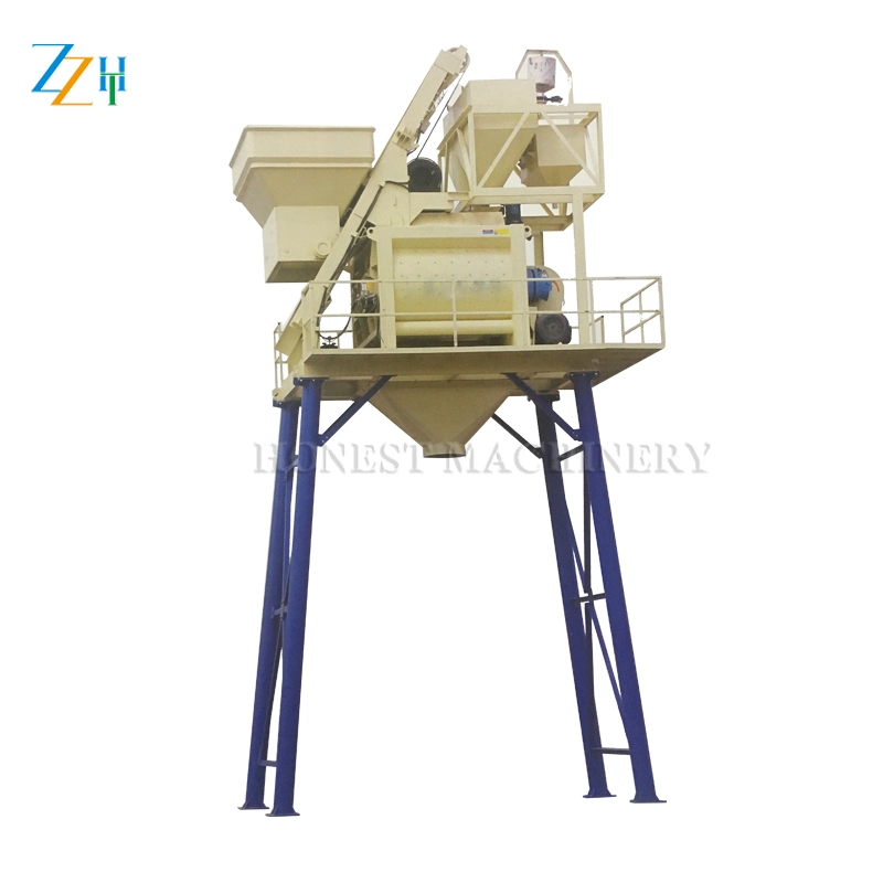 Large Capacity Widely Used Low Cost Twin Shaft Concrete Mixer