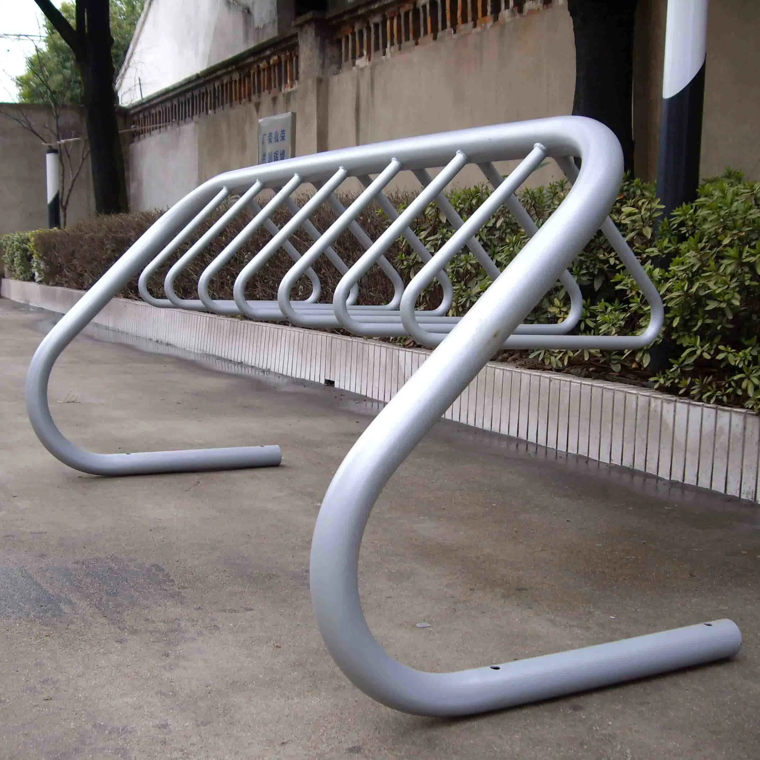 Múltiple de aluminio Colocar soporte de la Bici Bicicleta Bicicletas 6 Sistema de estacionamiento