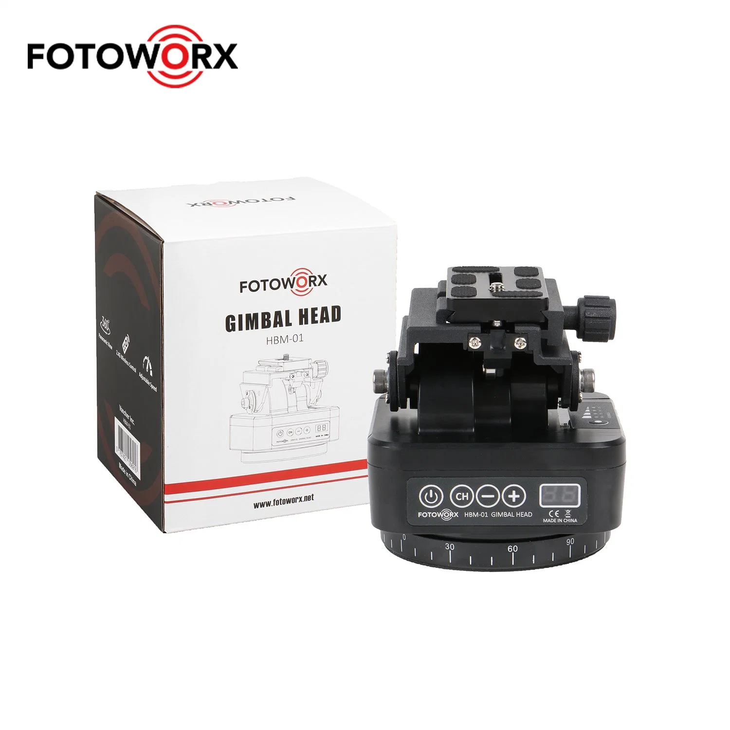 جهاز تحكم عن بعد لاسلكي برأس عاكسة Fotoworx لكاميرا DSLR