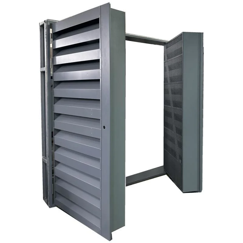 Cooling Tower Inlet Attenuators and Screens Single or Double Leaf Acoustic Door