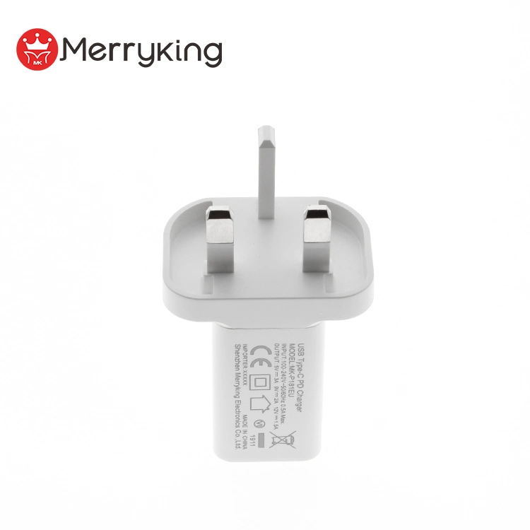 Bis Certified 18W Fast Charger USB C Plug Adapter Type C Cable Pd Quick Charging for Mobile Phone Charger