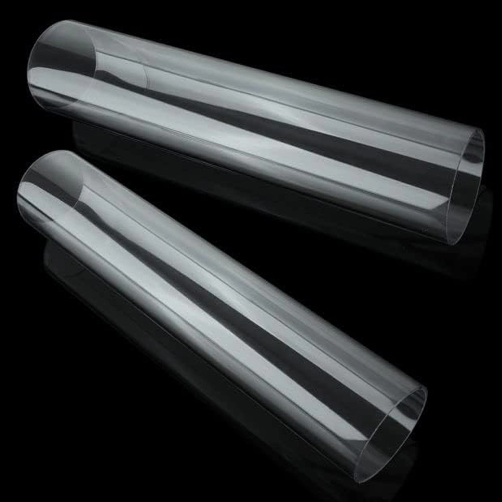 Custom Size Acrylic Tubes Wooden Case Packing Extruded Clear Acrylic Pipes