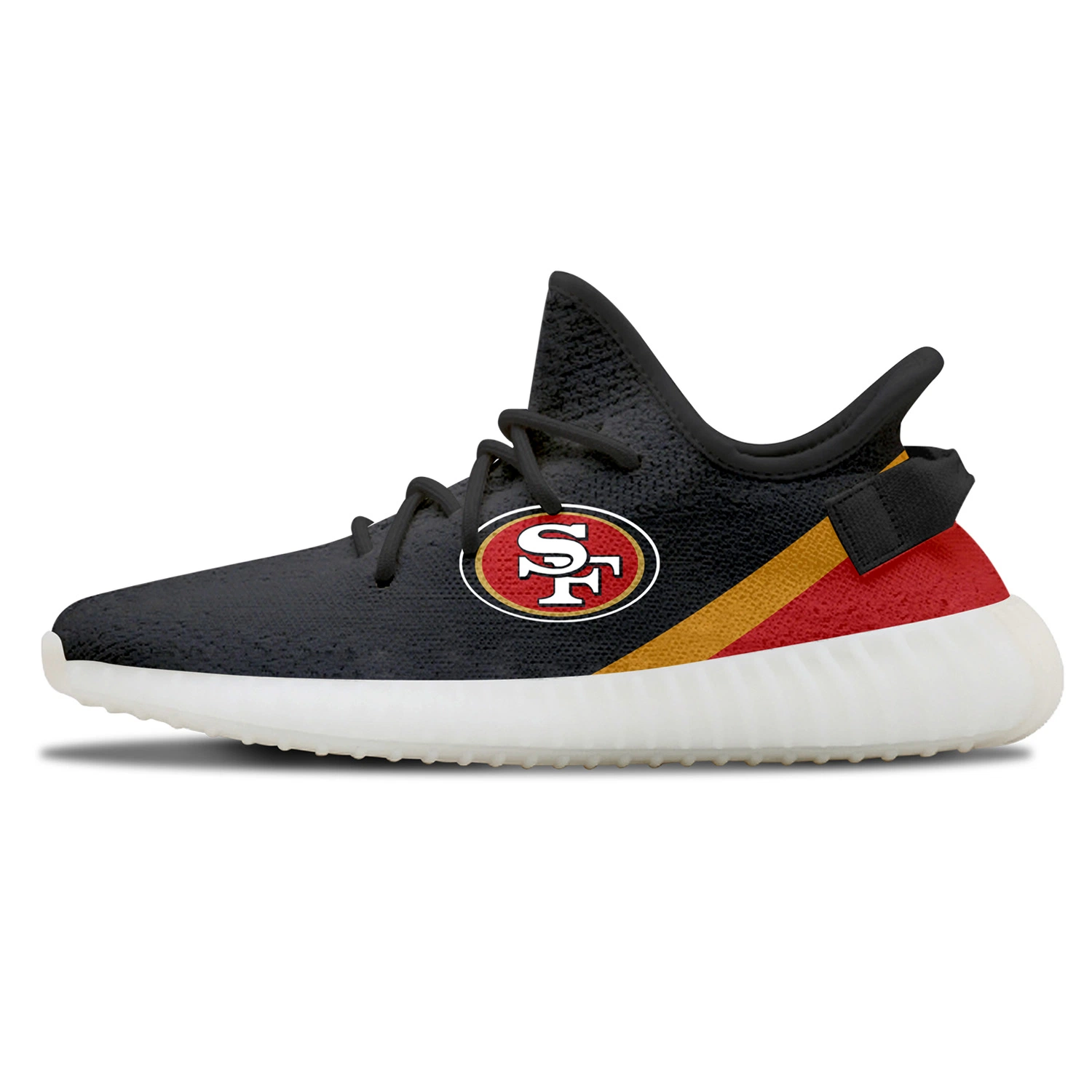 Zapatos personalizados para el equipo NFL 49ers 350V2 Diseña tu propia moda Sneakers