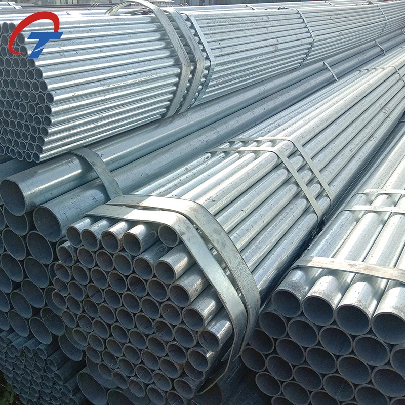 Q195 Q345 St37 St42 25mm 2inch 3inch Galvanized Steel Round Pipe for Industry