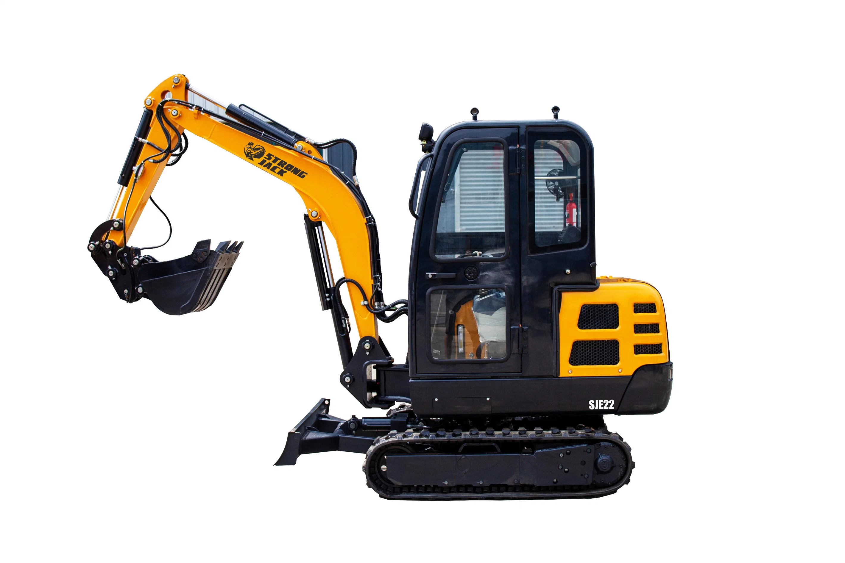 Luqing Brand Lq20 Maquinaria de movimiento de tierras Miniexcavadora Digger 2000 Kg Excavadoras de cadenas Mini de 2 toneladas