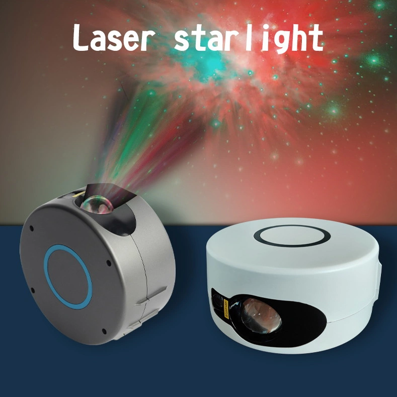 2021 New Hot Sale Ocean Wave Misic Galaxy Starry Projector Romantic Nebula Shape Star Projectors Color LED Night Projector Laser Light