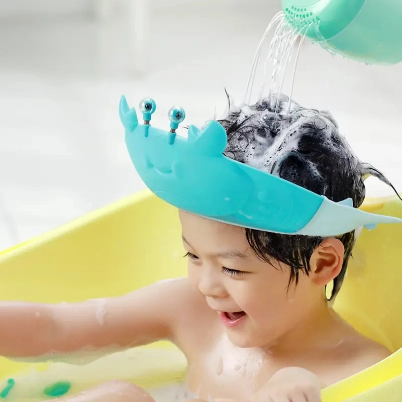 Kids Bath Hat Shampoo Shower Hat Baby Bathing Caps
