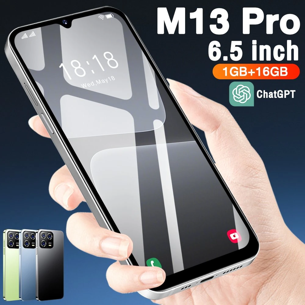 Wholesale/Supplier Factory OEM/ODM M13 PRO Smartphone 1GB/16GB 6.5 Iinch Android 8.1 Mobilephone