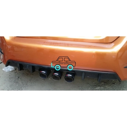 Rear Bumper Lip Three-Outlet Exhaust for Tenth Generation Civic 2022-2023