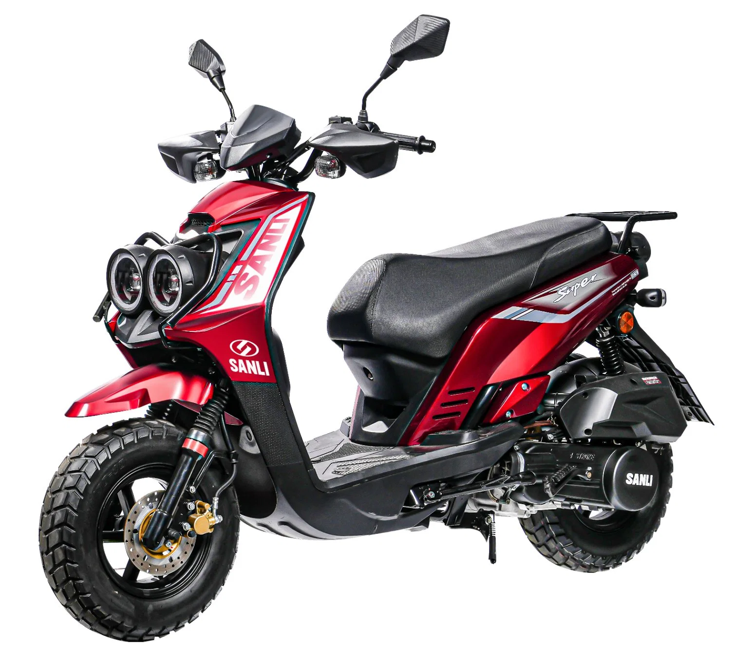 Sanli Gasoline Scooter 150cc Motorcycle Dirt Bike Strong Bicycle