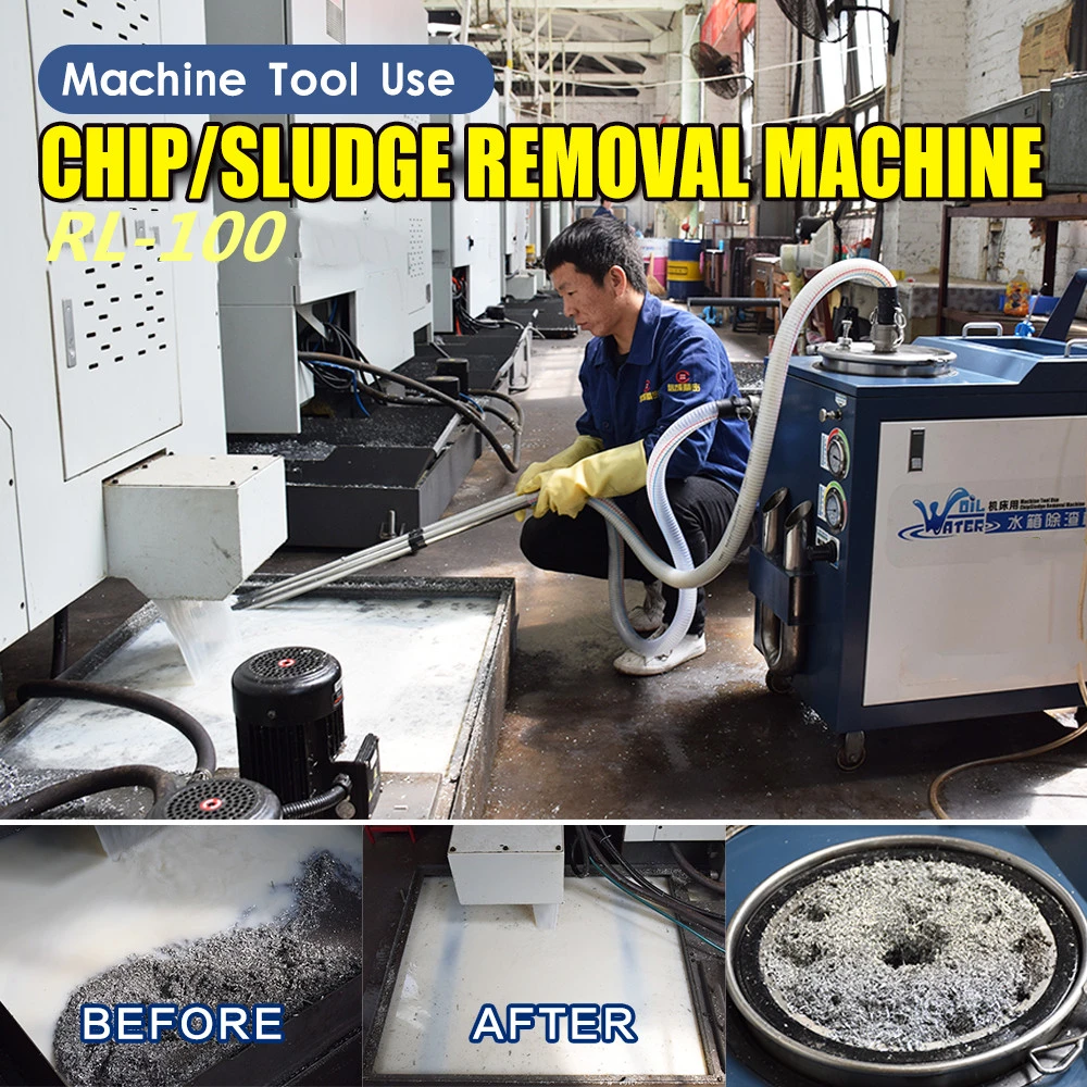 Coolant Tank Cleaner Sludge Removal Machine Used in CNC Machinery