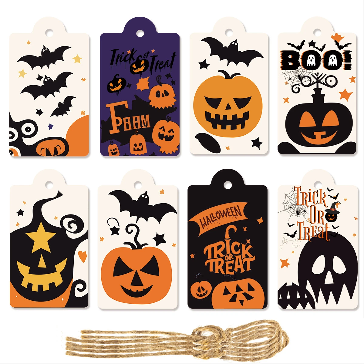 Party Halloween Gift Tag Craft Booknote Gift Hangtag