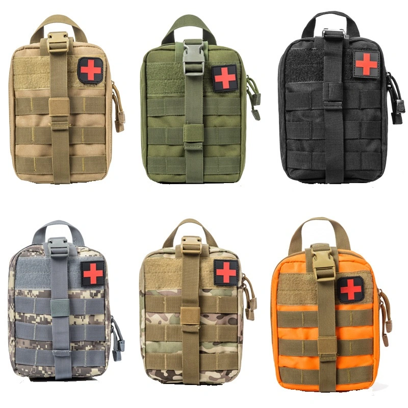 Oxford combater Geleite Molle Medical esvazie o saco Bolsa Tactical Kit de Primeiros Socorros Bag para sobrevivência de Emergência