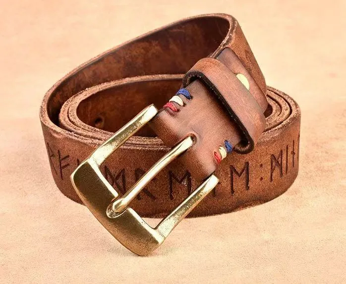 Manufacturer Factory OEM Men Fashion High quality/High cost performance  Italy Real Tanned Genuine Leather Pin Buckle Customized Retro Casual Style Stronger Durable Men Belt (E2023)