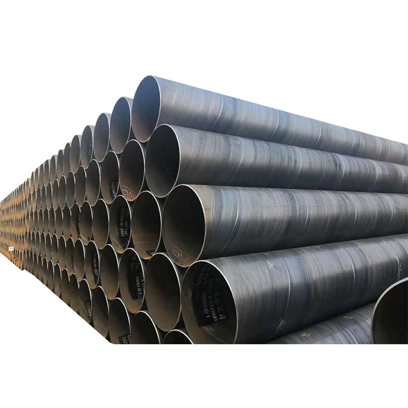 Oil Gas Pipeline 6mm 12mm 15mm 20mm Thickness Steel Tube SSAW 609 mm Carbon Steel Pipe Helical Seam Spiral Welded Steel Pipe