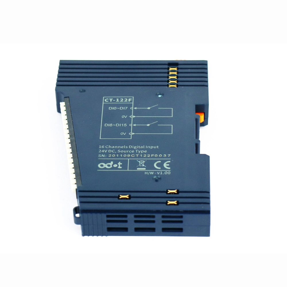 Digital I/O Module 16 Channels Input, Source, NPN, 24VDC, Supports Countingfunction (Max. Counting Frequency of 200Hz) Input Voltage 0V, Input Low Level Valid