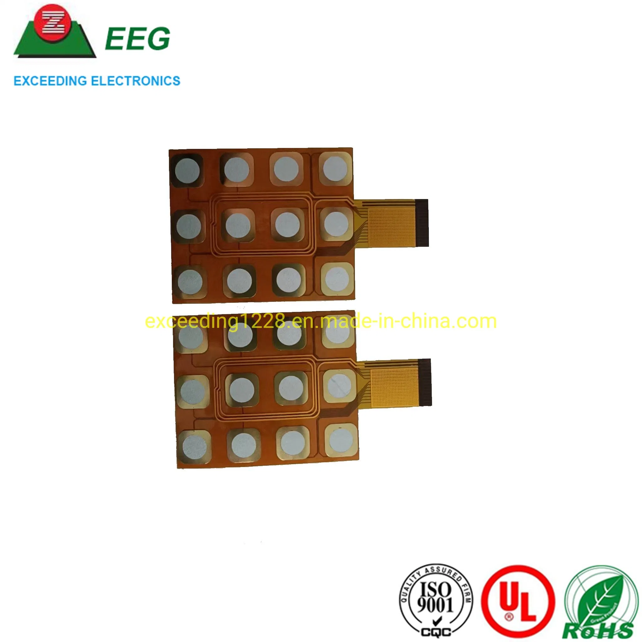 Customized High quality/High cost performance 0.2mm FPC Board Thickness Flex PCB Board with Yellow Solder Mask