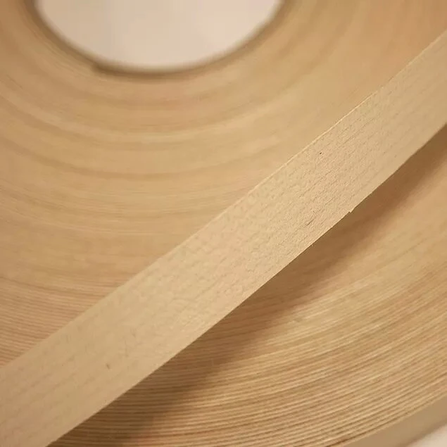 Furniture Restoration 1mm Thick Natural Plywood Maple Wood Veneer Edging Edgebander Edge Banding Strip Tape