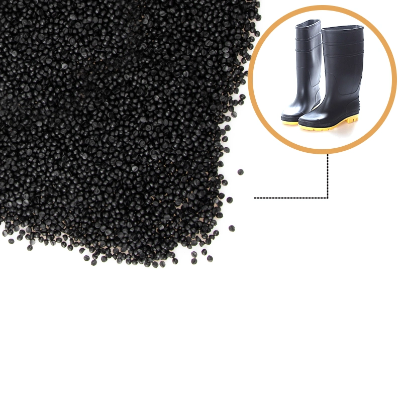 Soft Injection PVC Shoes Compound Granules Raw Materials