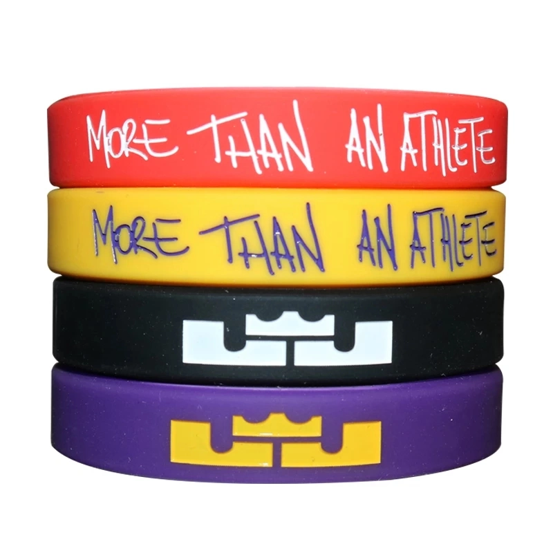 Promoção bracelete de borracha personalizada personalizada Basquete Venda quente da Pulseira de Silicone