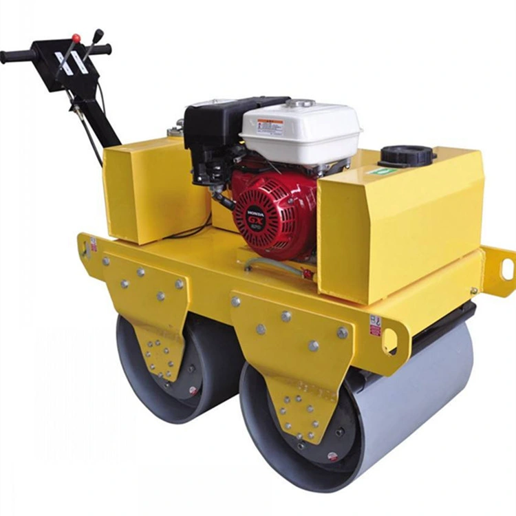 Walk Behind Double Drums Road Roller Mini Road Roller