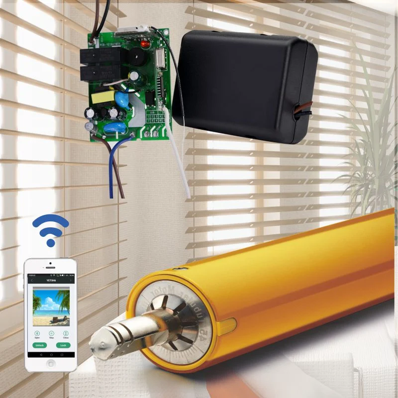 External Tubular Motor Electric Curtain WiFi Controller Yet847-WiFi