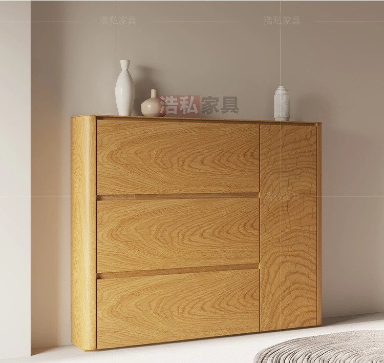 British Style Minimalism Shoe Cabinet in Optional Colors for Homefurniture