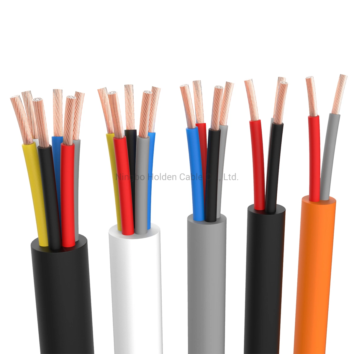 Cable eléctrico flexible aislado de PVC flexible de 300/500V 1.5mm 2.5mm 4mm 6mm