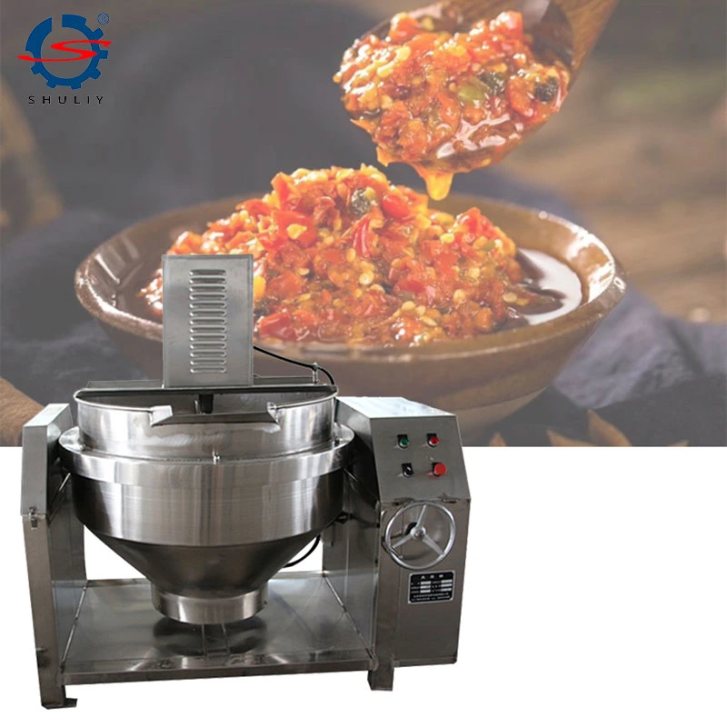 Factory Price 200L Jacketed Kettle Machine with Gas Heating Chicken Cooking Machine