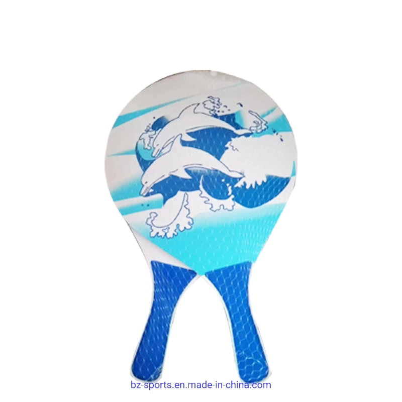 Hot Sale Wholesale/Supplier Cheap Price Promotion Wooden Beach Racket for Outdoor