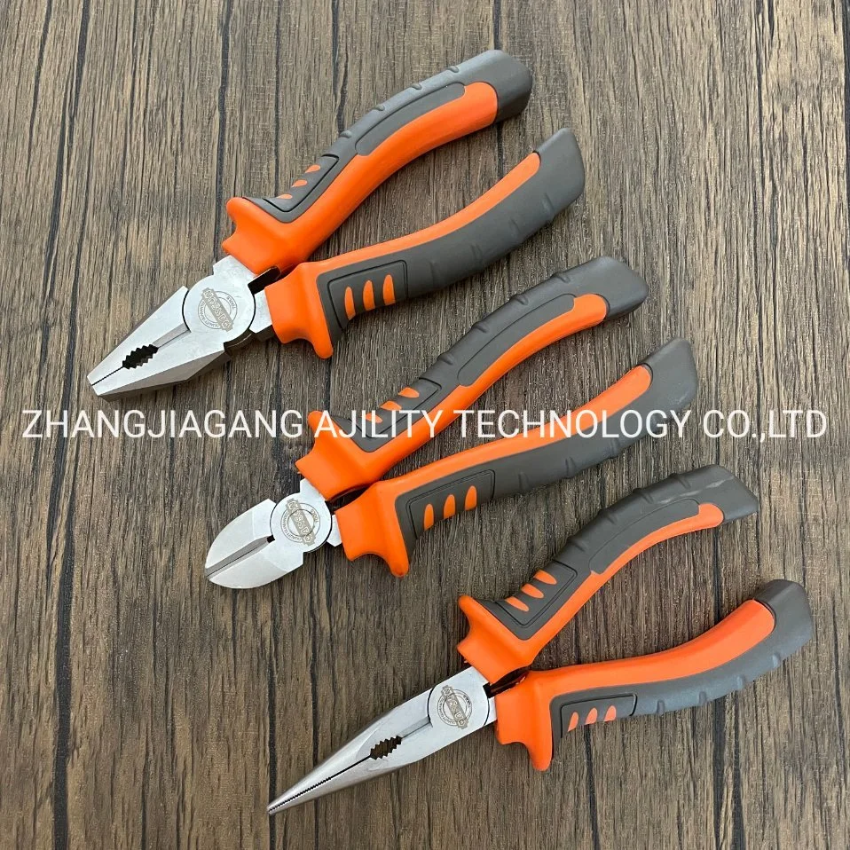 Y01324-6 Heavy Handle Combination Side Cutting Pliers Hardware Tools